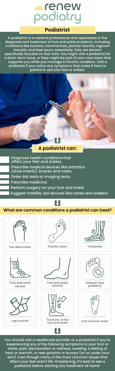 Renew Podiatry in Orange offers scheduled appointments to make accessing specialized foot and ankle care simple, organized, and convenient for every patient. Booking a consultation with Dr. Charles Baik, DPM, ensures you receive a personalized treatment plan focused on the root cause of your condition. The clinic also provides urgent care podiatry services with same-day appointments based on availability, while maintaining an appointment-based system for quality care. This streamlined process helps you receive timely, focused treatment designed to improve your comfort, mobility, and overall foot health. For more information, contact us or schedule an appointment online. We are conveniently located at 705 West La Veta Ave, Suite 109, Orange, CA 92868. Renew Podiatry in Orange offers scheduled appointments to make accessing specialized foot and ankle care simple, organized, and convenient for every patient. Booking a consultation with Dr. Charles Baik, DPM, ensures you receive a personalized treatment plan focused on the root cause of your condition. The clinic also provides urgent care podiatry services with same-day appointments based on availability, while maintaining an appointment-based system for quality care. This streamlined process helps you receive timely, focused treatment designed to improve your comfort, mobility, and overall foot health. For more information, contact us or schedule an appointment online. We are conveniently located at 705 West La Veta Ave, Suite 109, Orange, CA 92868.